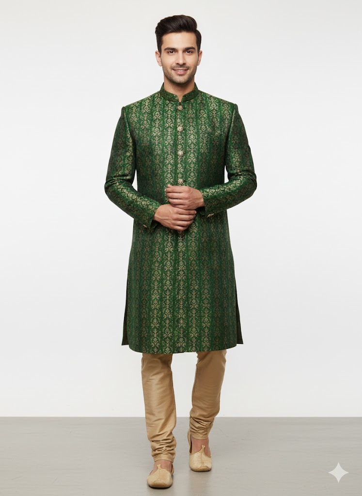 MEN ETHNIC SEMI SHERWANIS